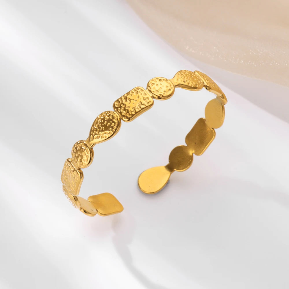 Golden Rebel Cuff Bracelet