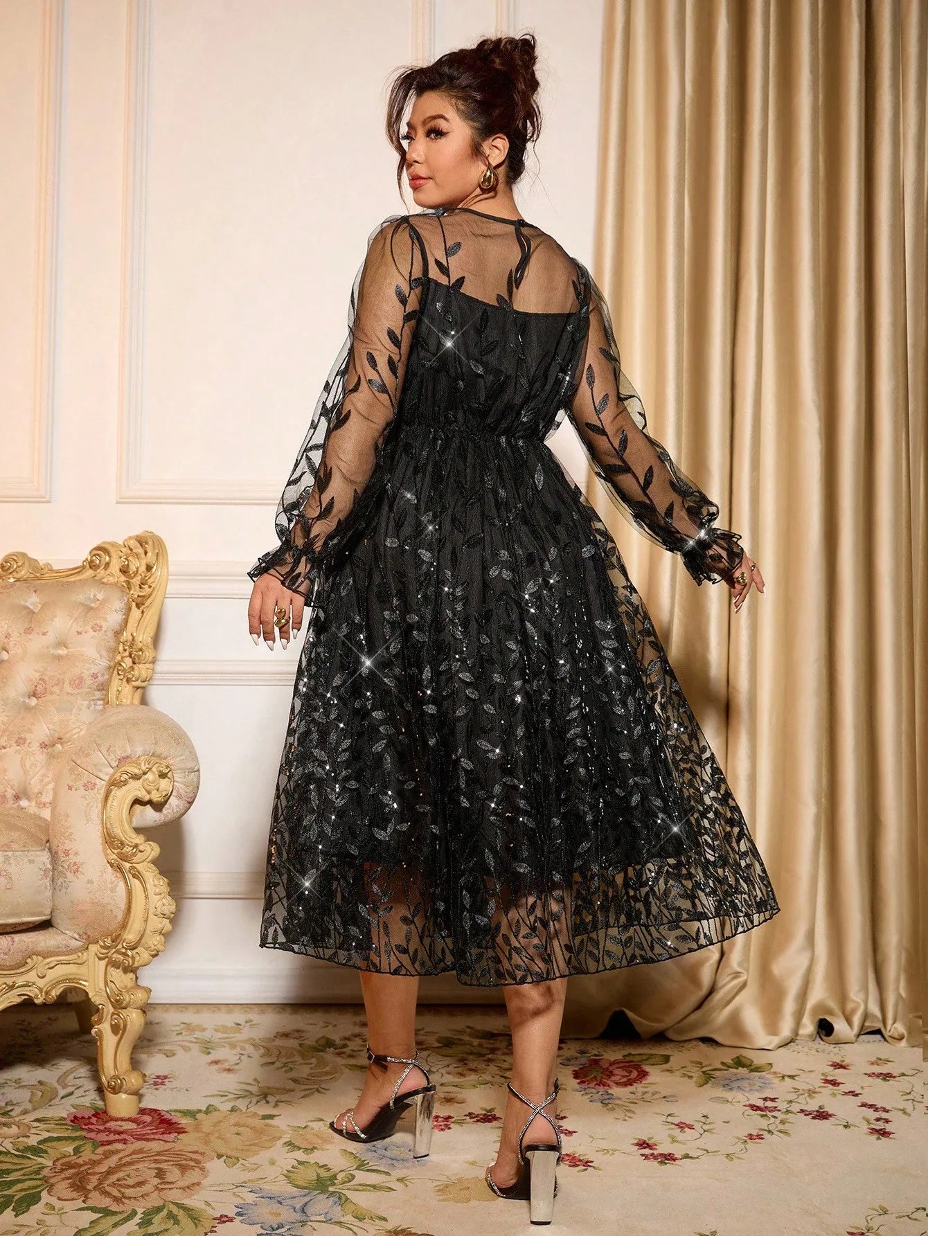 Timeless Grace Plus Dress