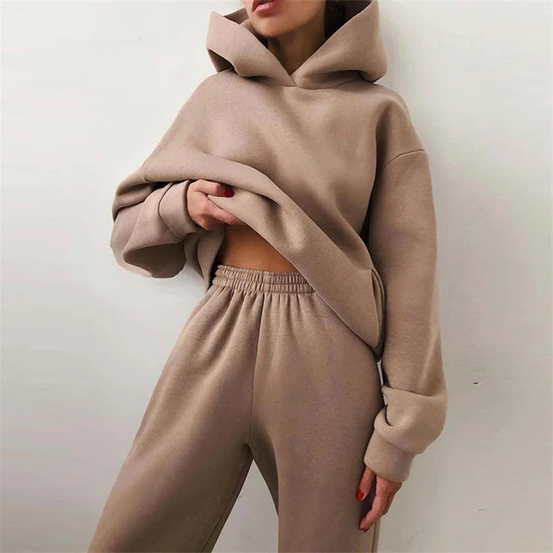 Oversized Hoodie & Jogger Pants Tracksuit Set