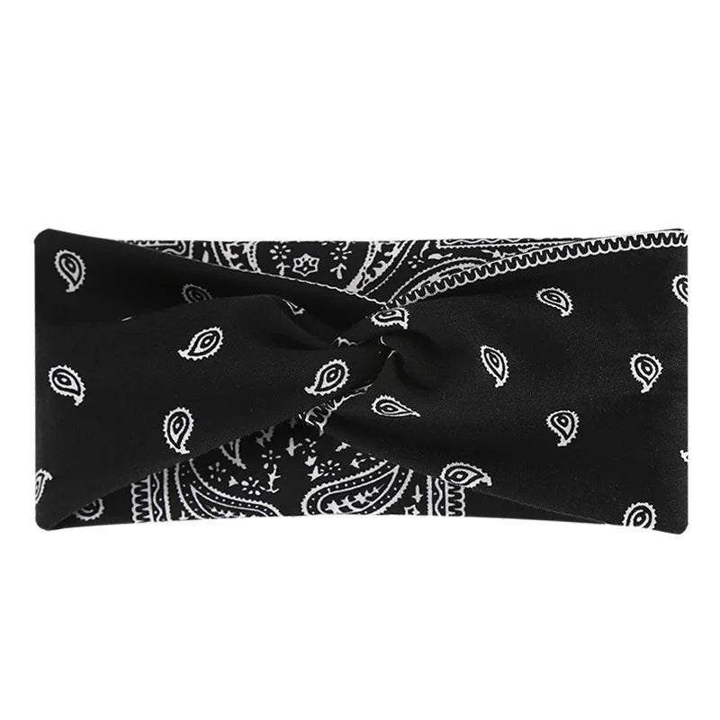 Bohemian Print Wide Headband