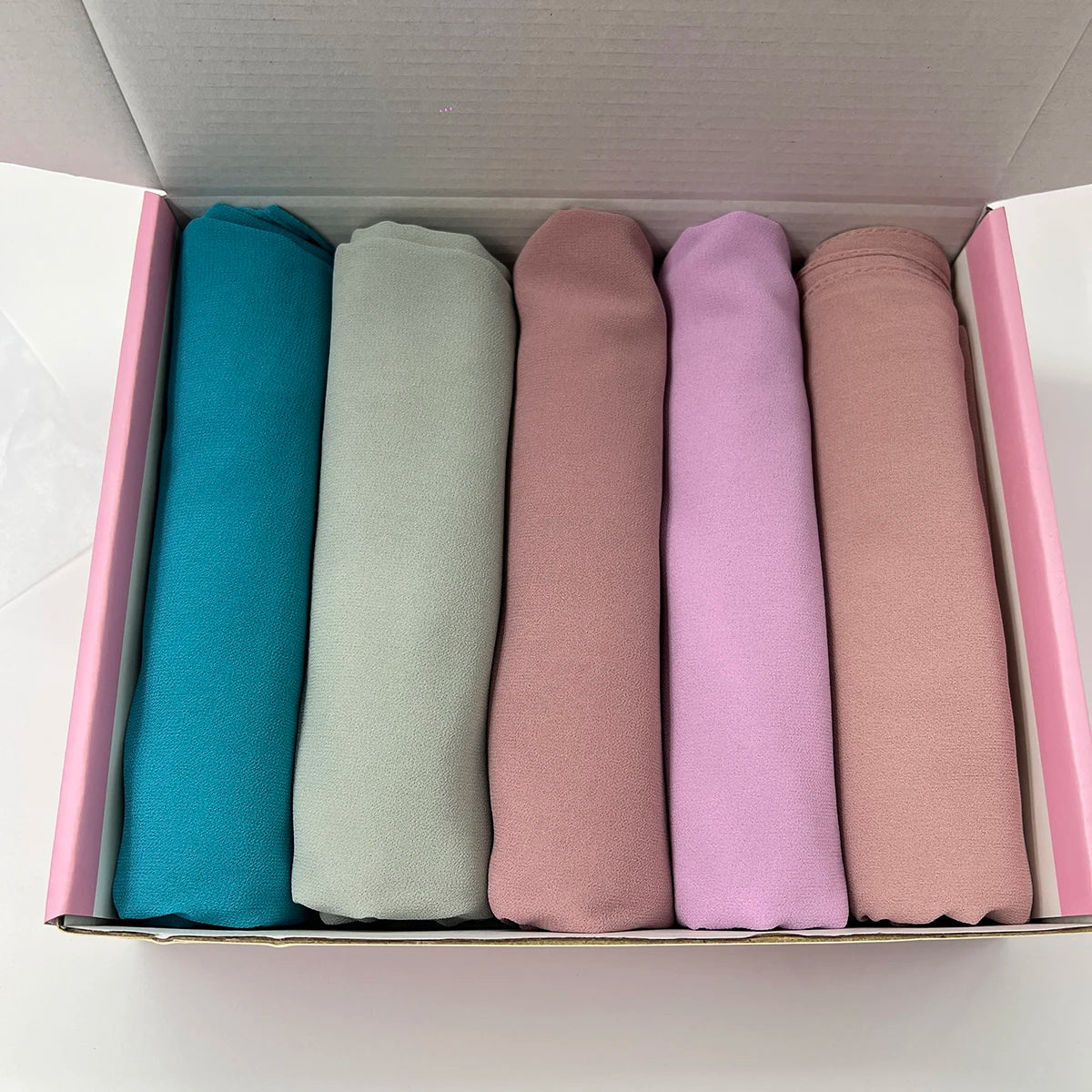 Bubble Chiffon Hijab – Elegant Lightweight Scarf | 86 Colors