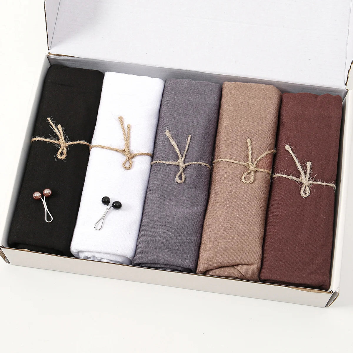 Veloura 5-Piece Jersey Hijab Set