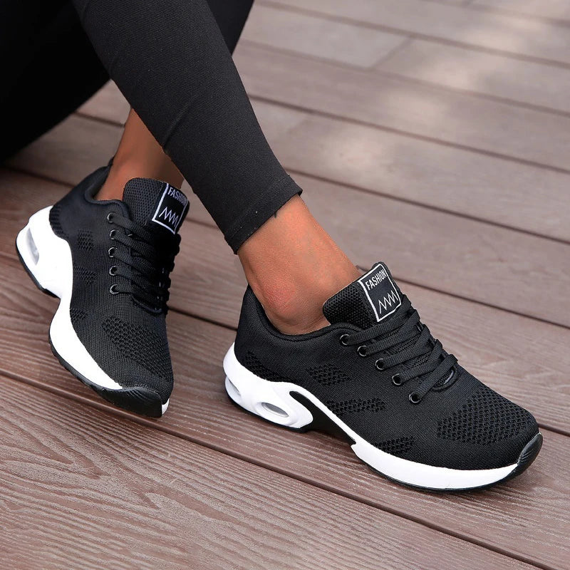 Women's Breathable Running Shoes – Air Mesh Fitness Sneakers