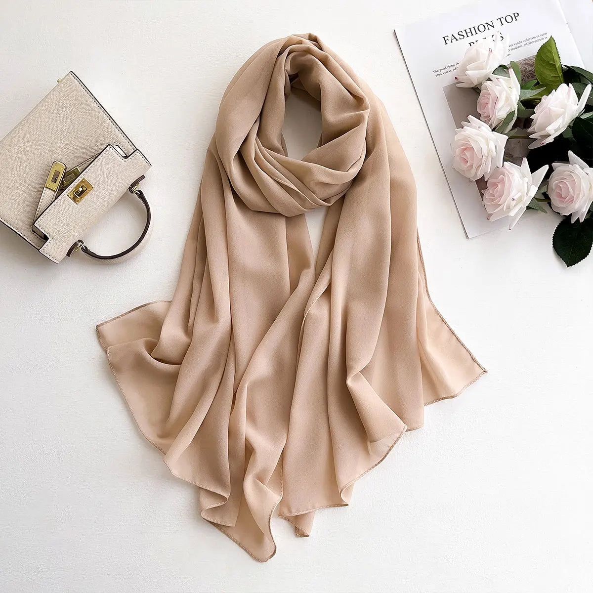 Everyday Jersey Hijab – Soft Stretch Headscarf | 70×180 cm