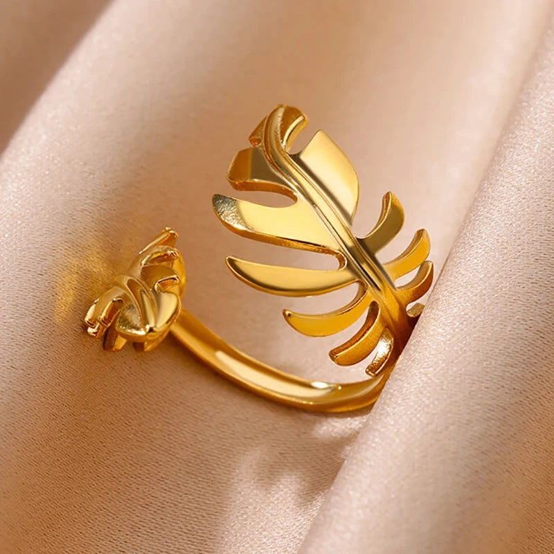 Golden Grace Adjustable Ring