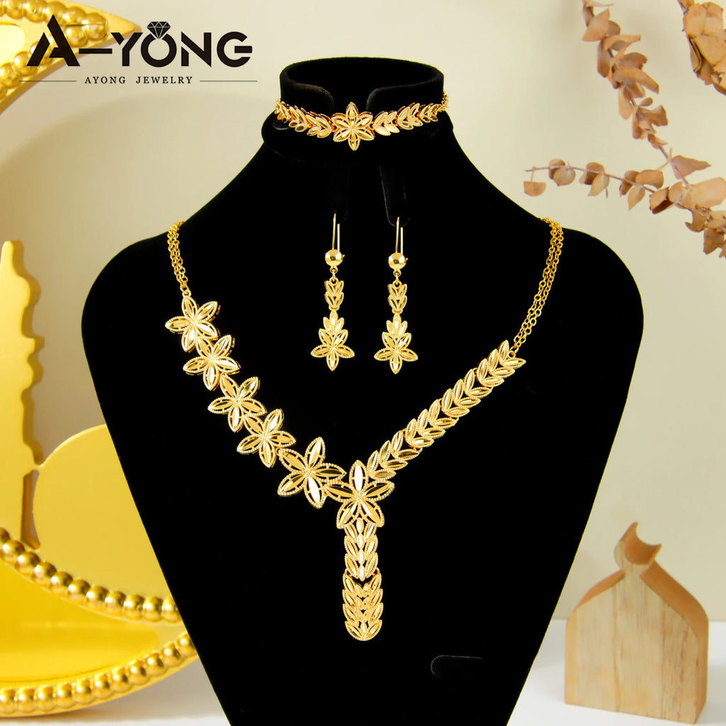 Dubai Royale Gold Jewelry Set