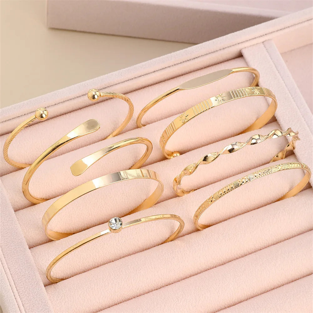 8pcs/set Urban Edge Bangle