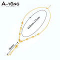 Royal Tassel Gold Necklace