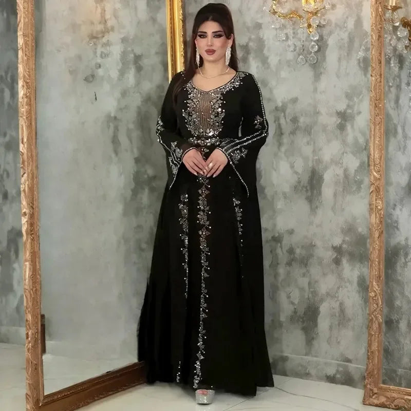 Luxury African Dubai Caftan Evening Party Abaya