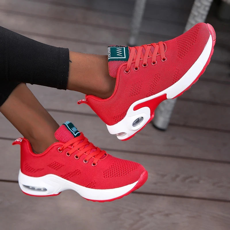 Women's Breathable Running Shoes – Air Mesh Fitness Sneakers