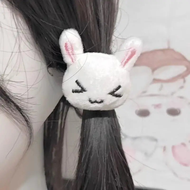 Plush Bunny Rabbit Hair Tie