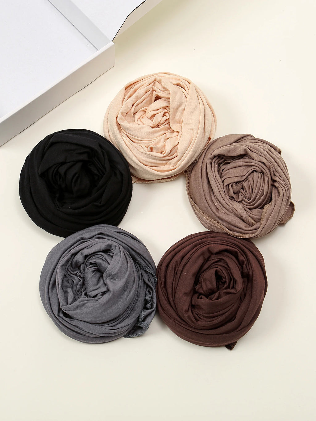 Veloura 5-Piece Jersey Hijab Set