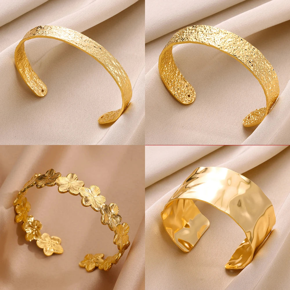 Golden Rebel Cuff Bracelet