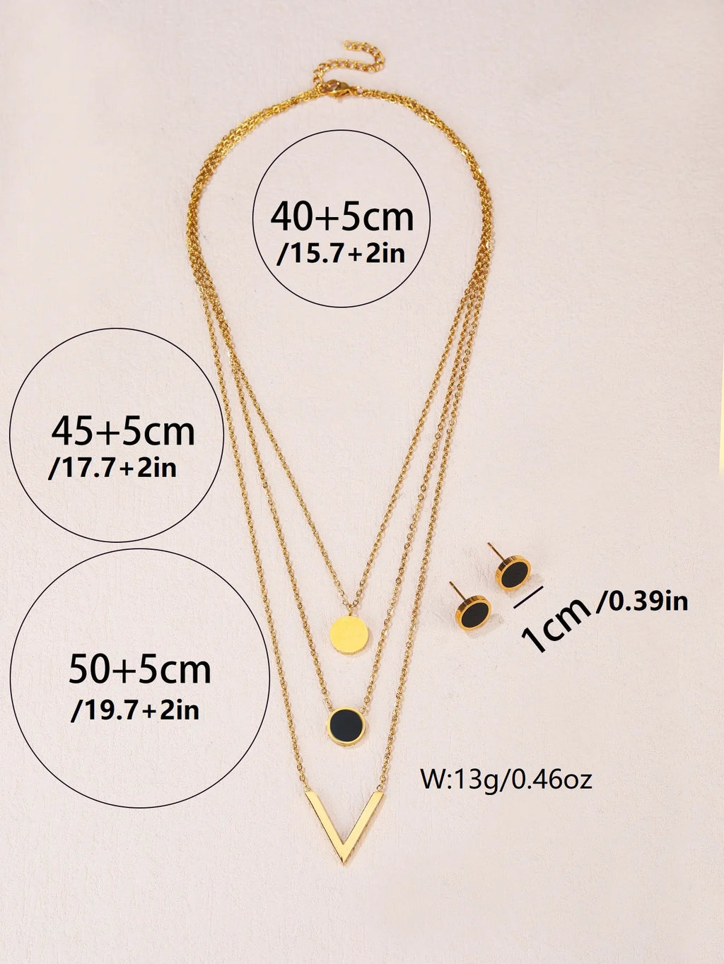3 piece Bohemian Shell Jewelry Set