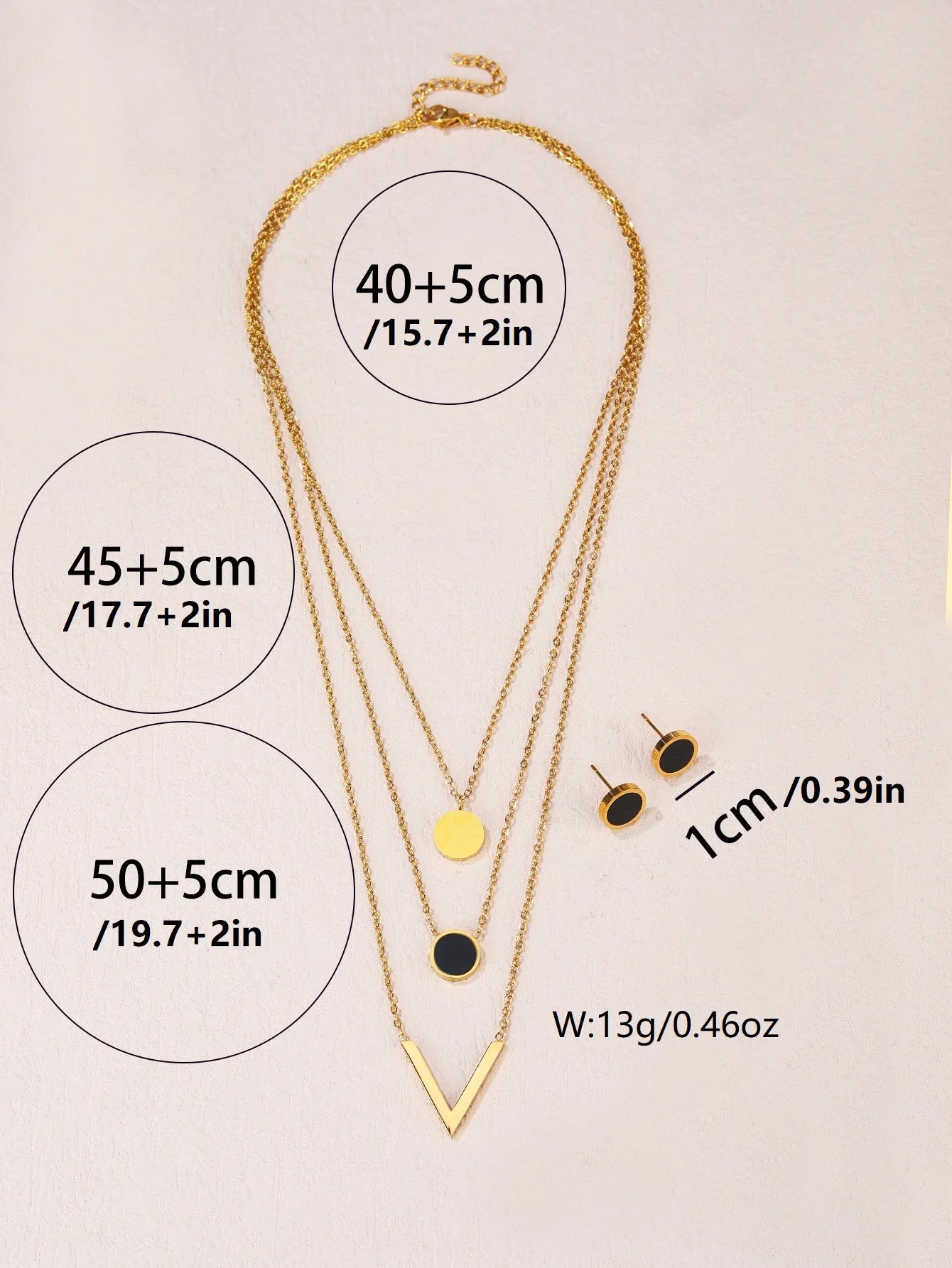 3 piece Bohemian Shell Jewelry Set