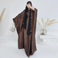 Butterfly Batwing Shiny Kaftan Abaya