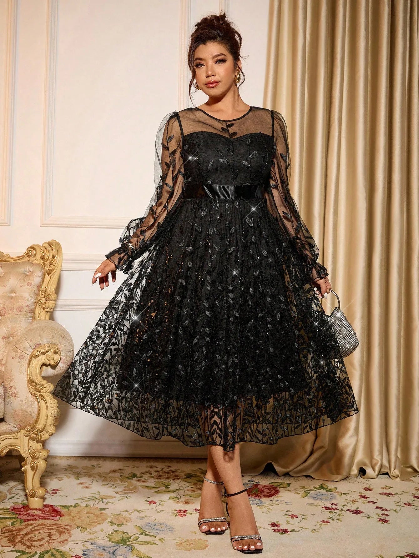 Timeless Grace Plus Dress