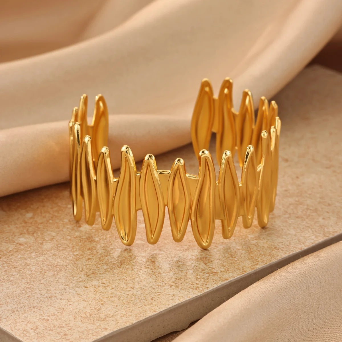 Geometric Bullet Stainless Steel Bangle