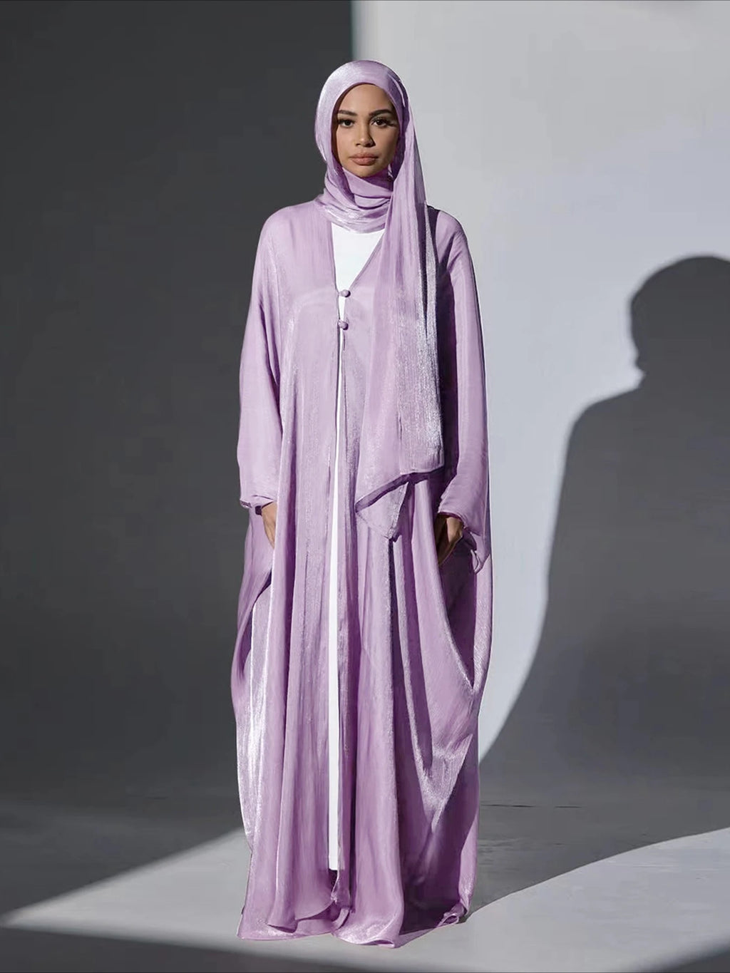 Open Cardigan Abaya Kaftan Robe