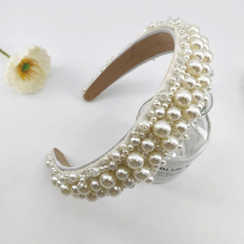 Pearl Crystal Headband