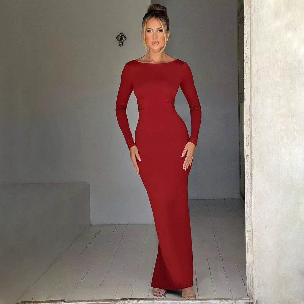 Eclipse Elegance Maxi Dress