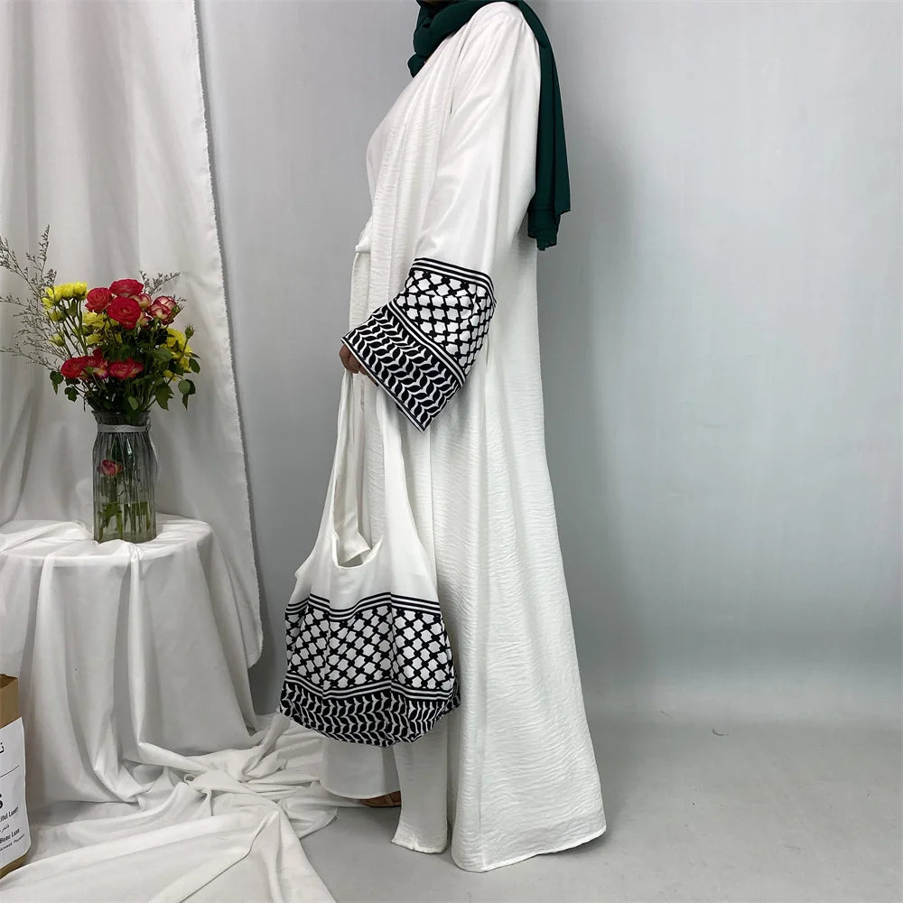 Arab Cardigan Robe with Mini Bag