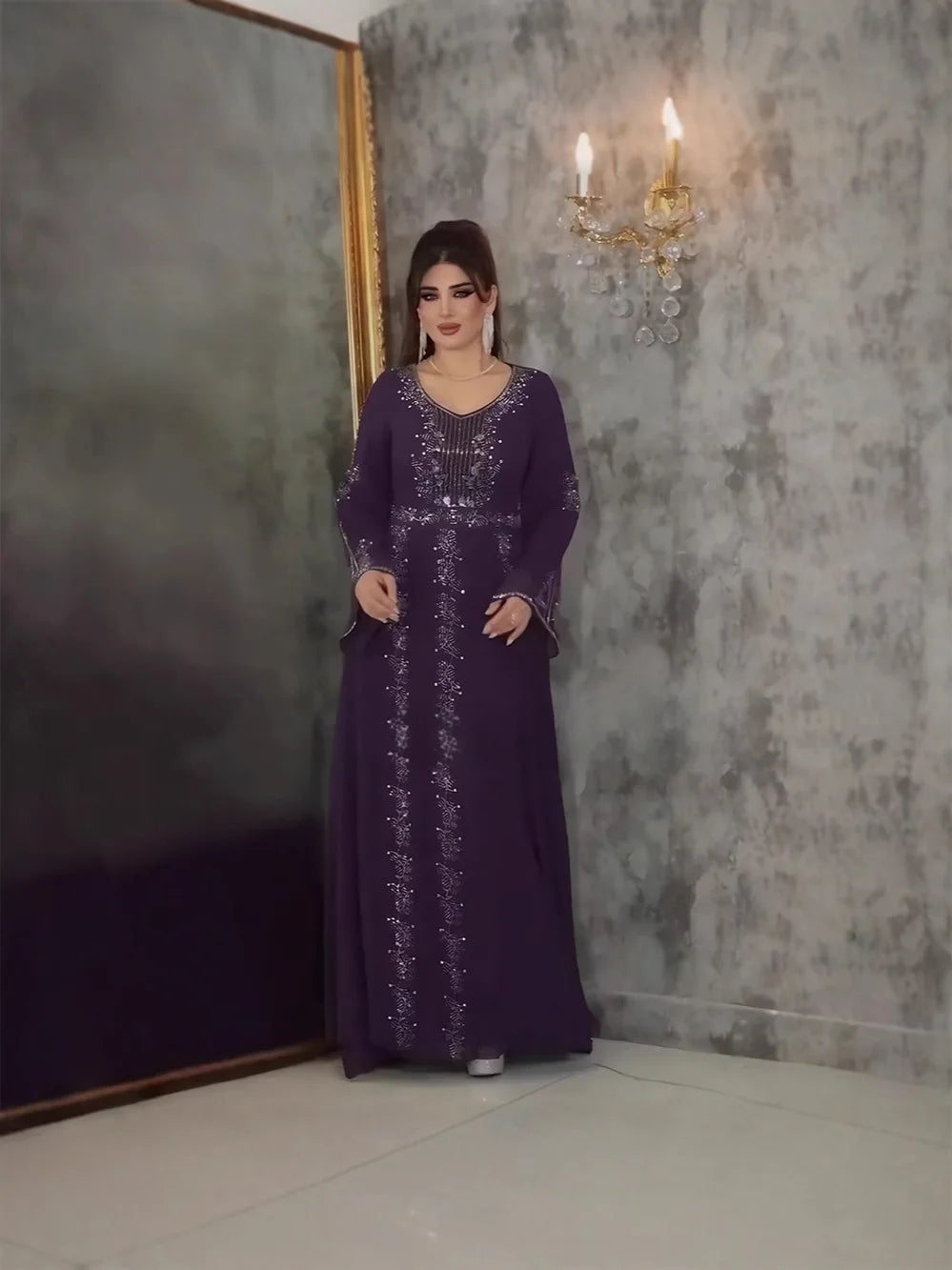 Luxury African Dubai Caftan Evening Party Abaya
