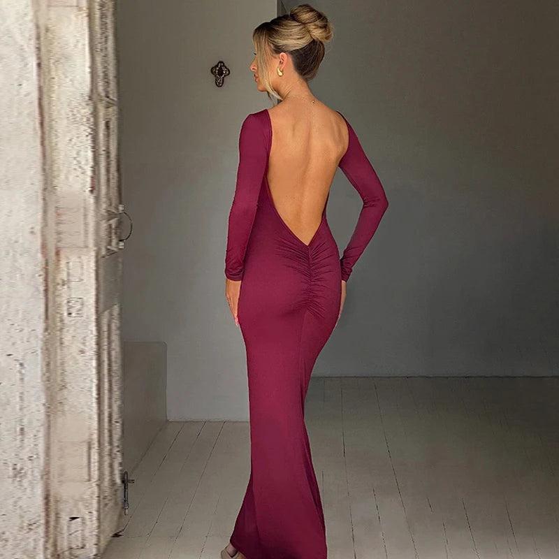 Eclipse Elegance Maxi Dress