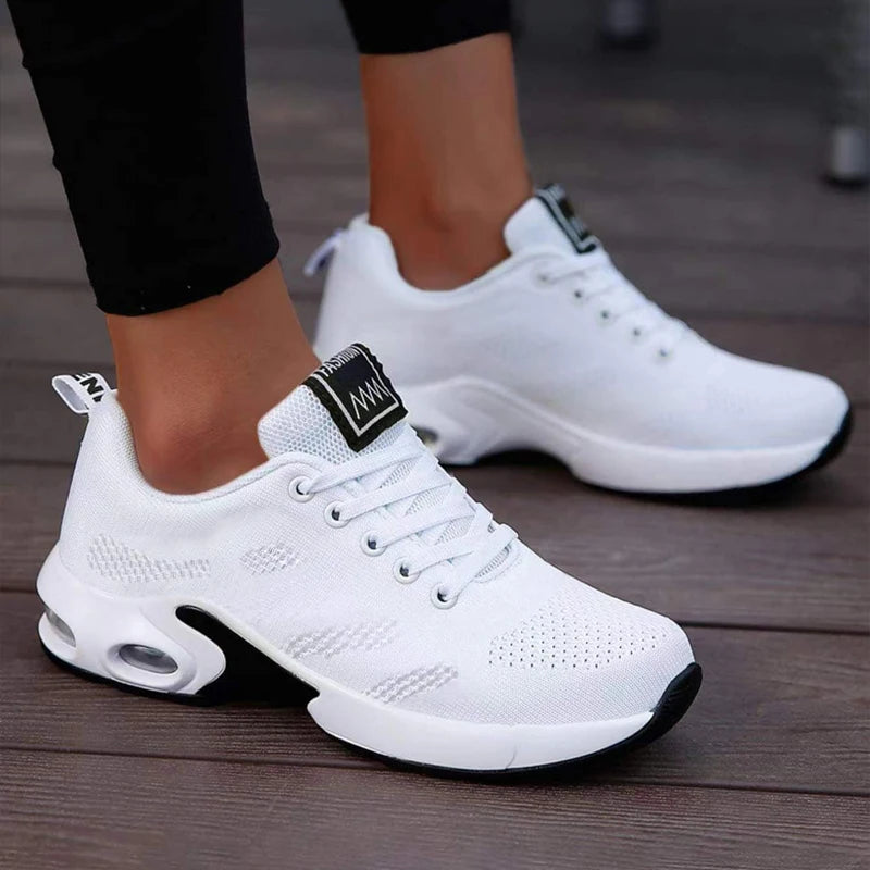 Women's Breathable Running Shoes – Air Mesh Fitness Sneakers