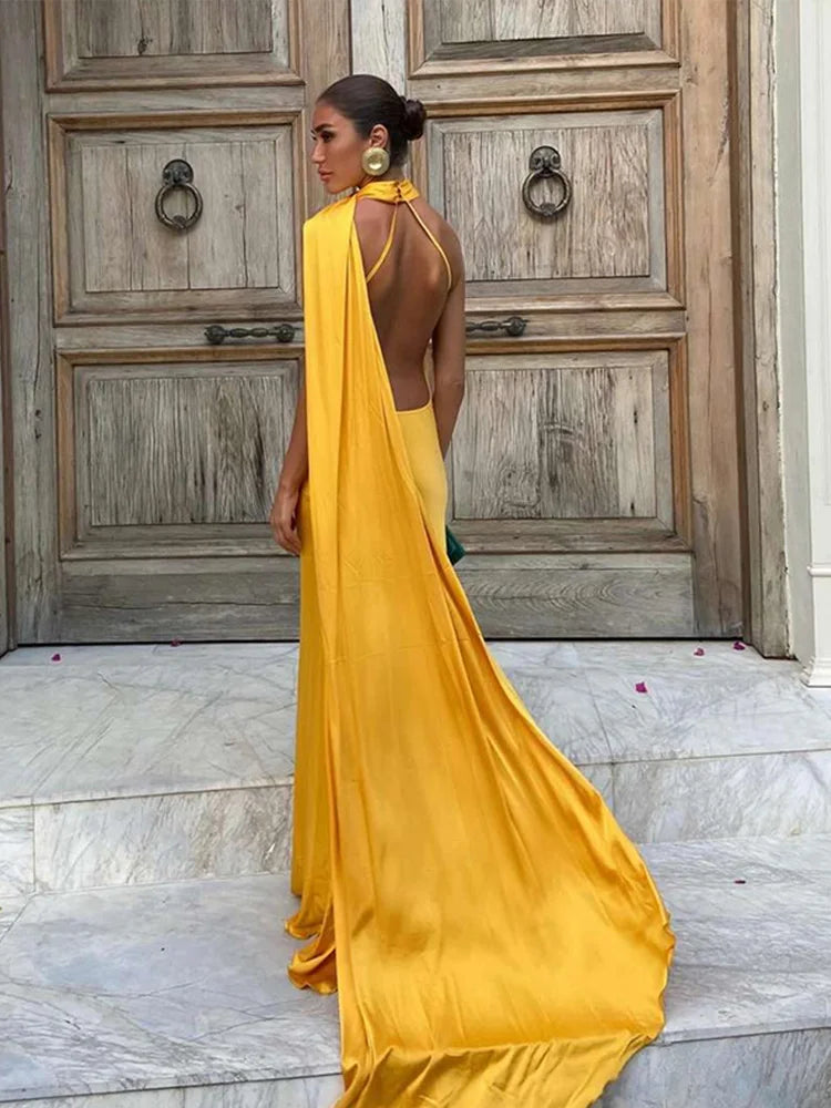 Ribbon Grace Maxi Dress
