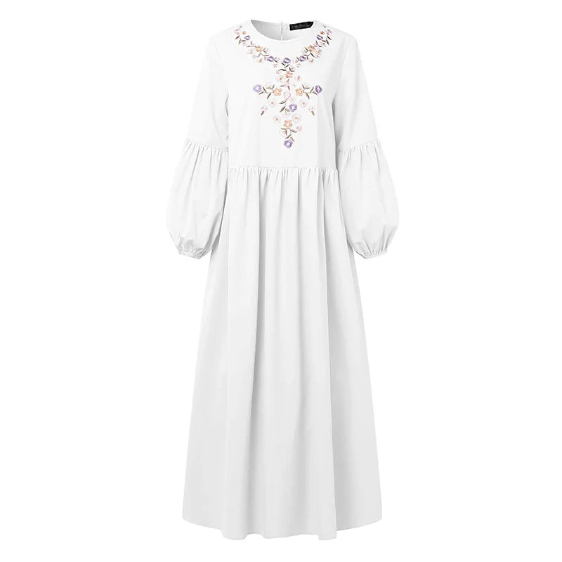 Veloura Elegant Embroidered Abaya Dress