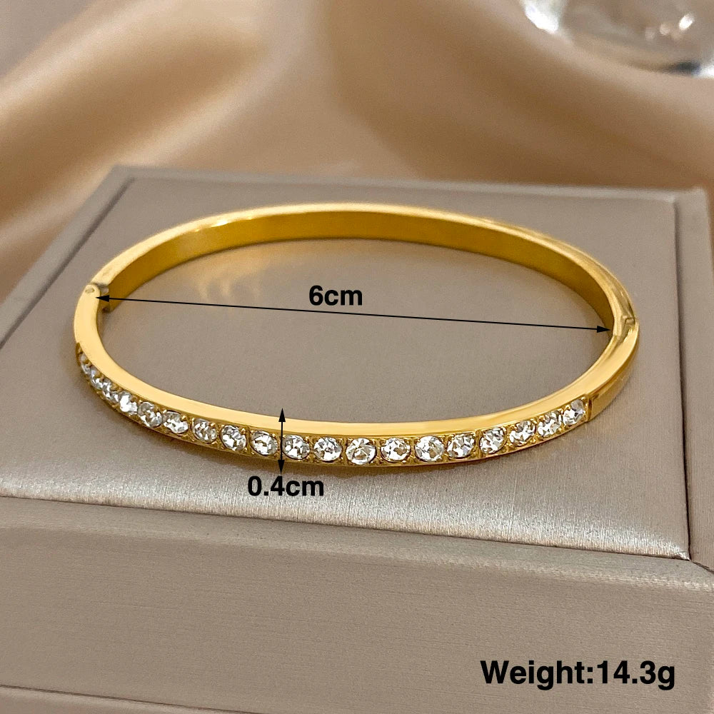 Luxe Glow Zircon Cuff