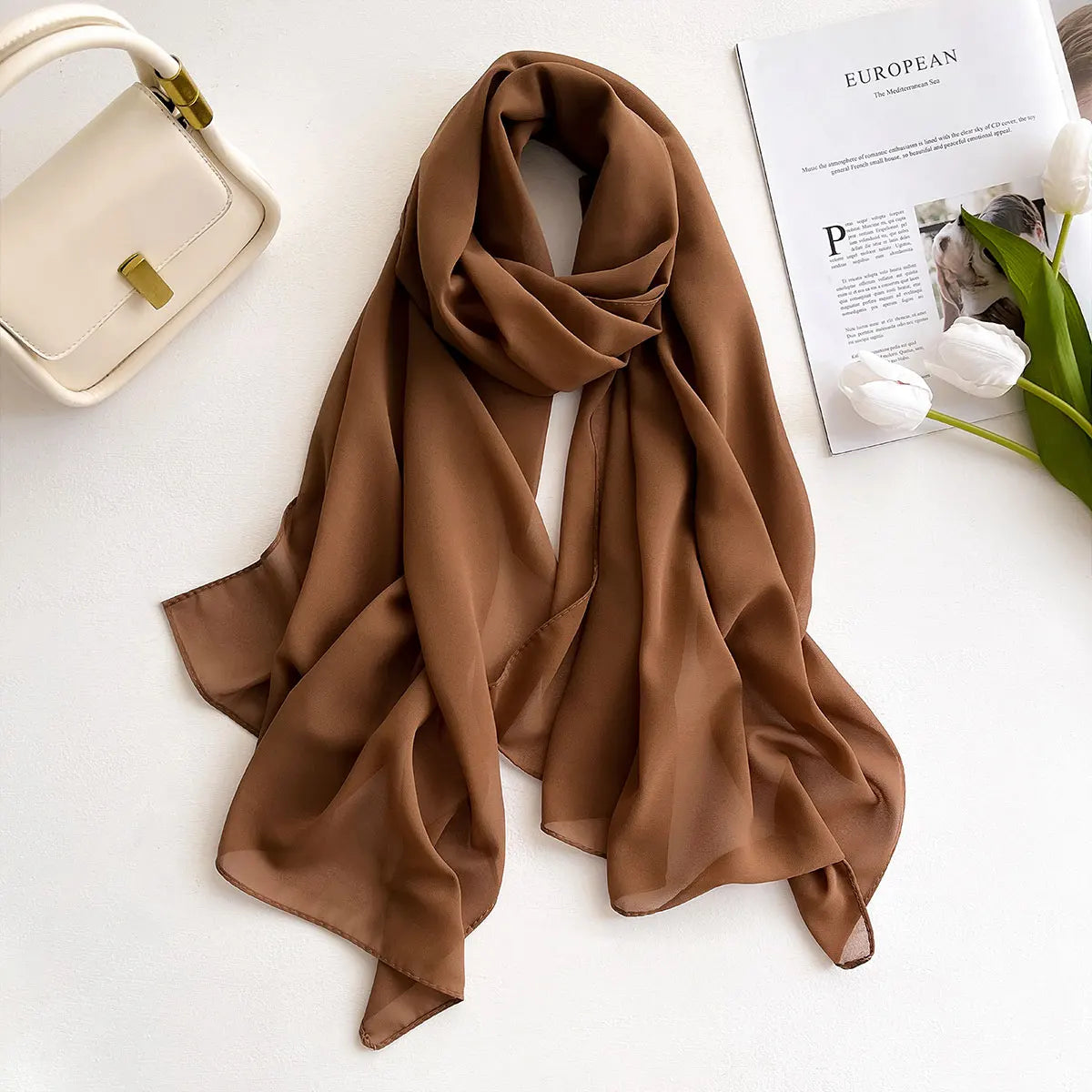 Everyday Jersey Hijab – Soft Stretch Headscarf | 70×180 cm