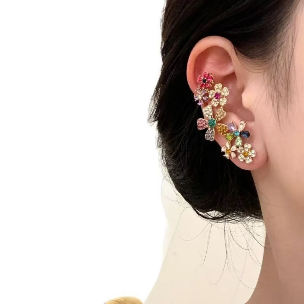 Colourful Flower Stud Earrings