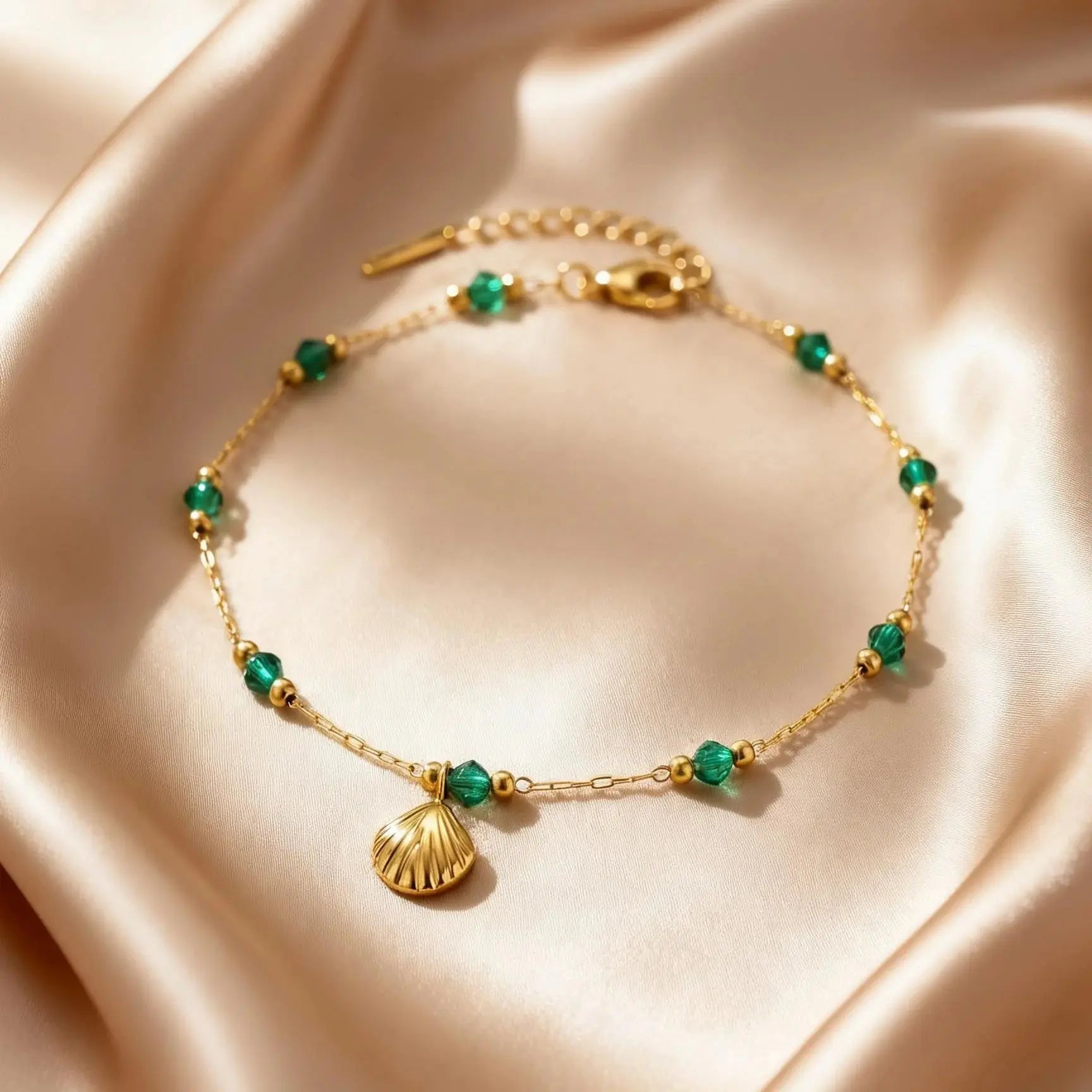 Boho Seashell Anklet