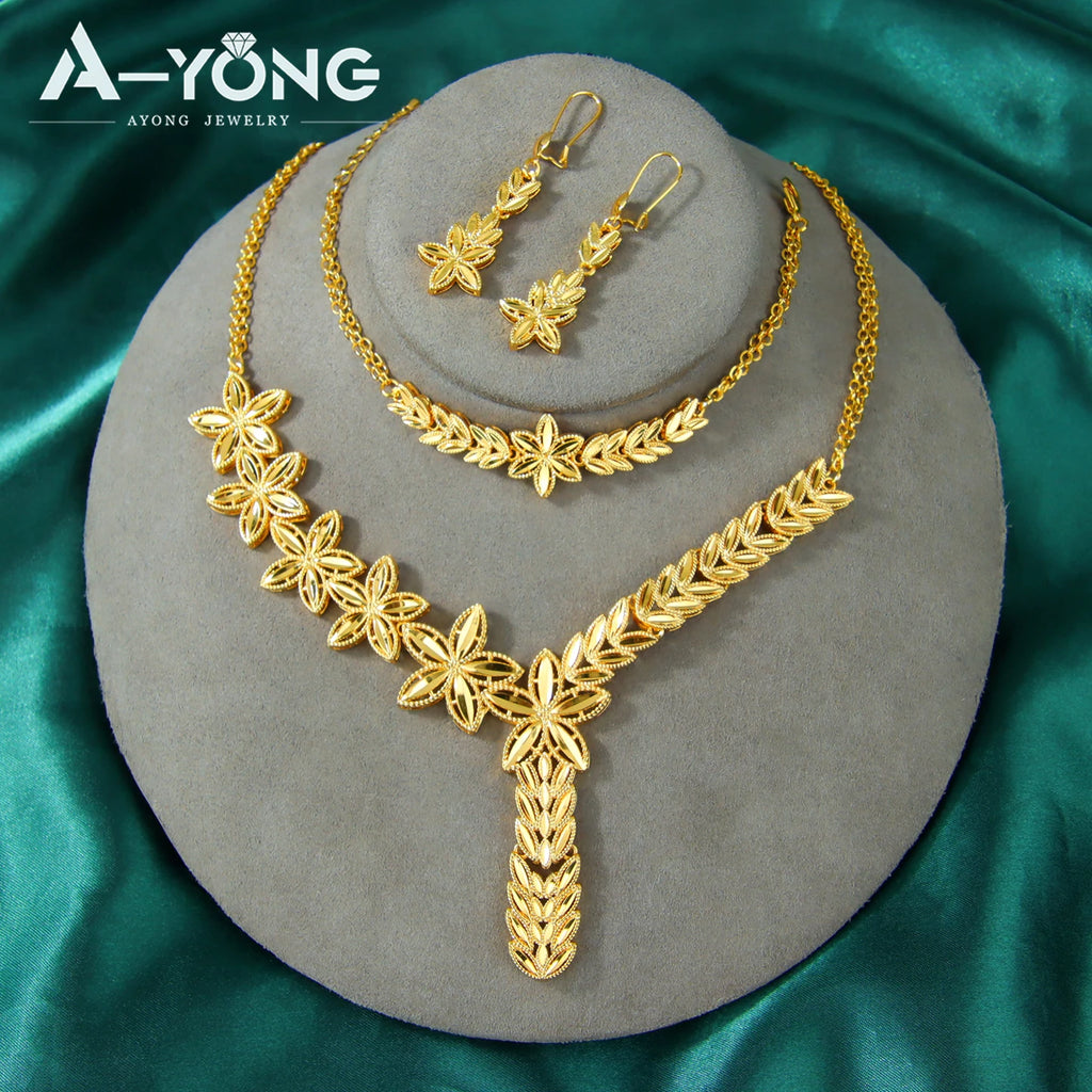 Dubai Royale Gold Jewelry Set