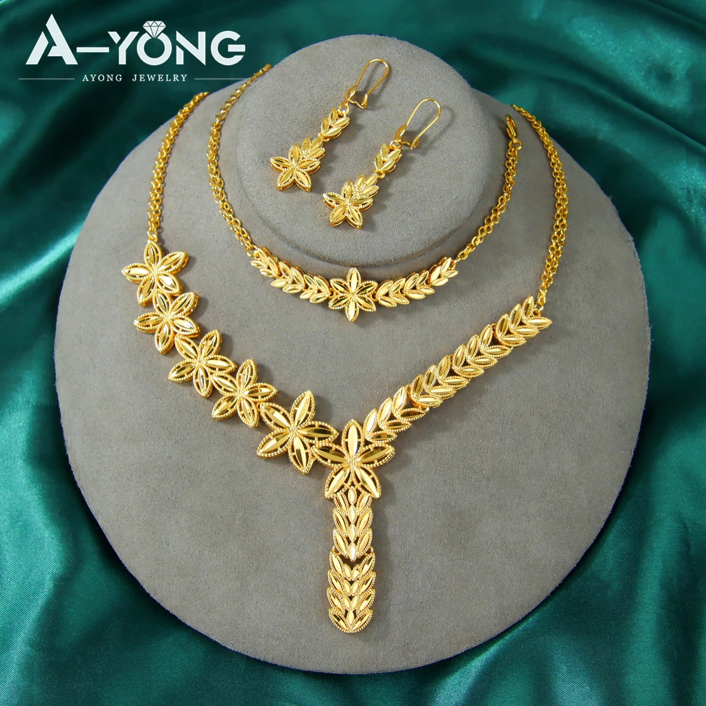 Dubai Royale Gold Jewelry Set