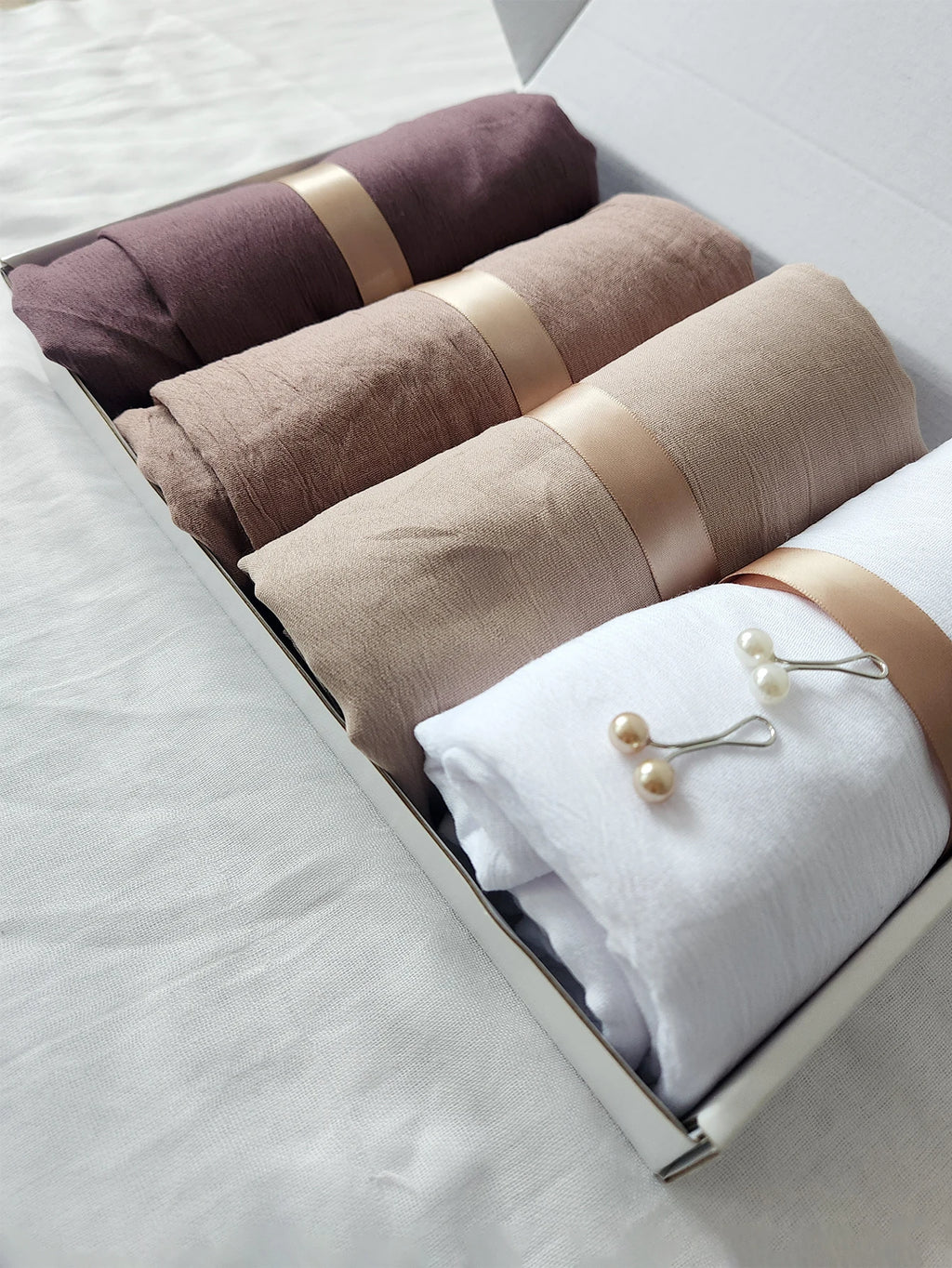 Elegant Cotton Hijab – Soft Stretch Headscarf