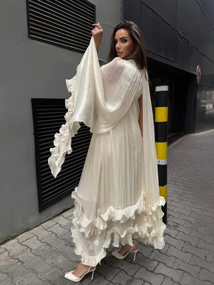 Grace Cape Maxi Dress