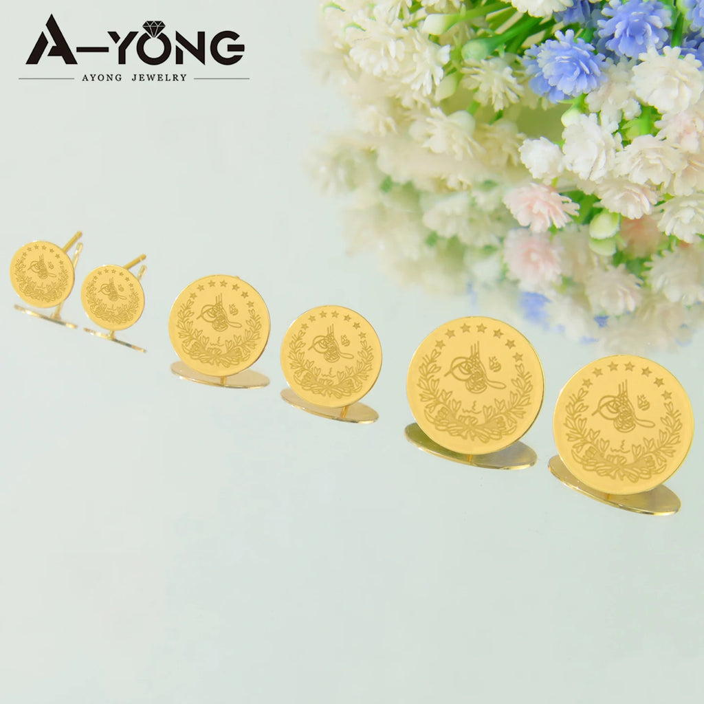 Nigeria Wedding Gold Coins Jewellery Set