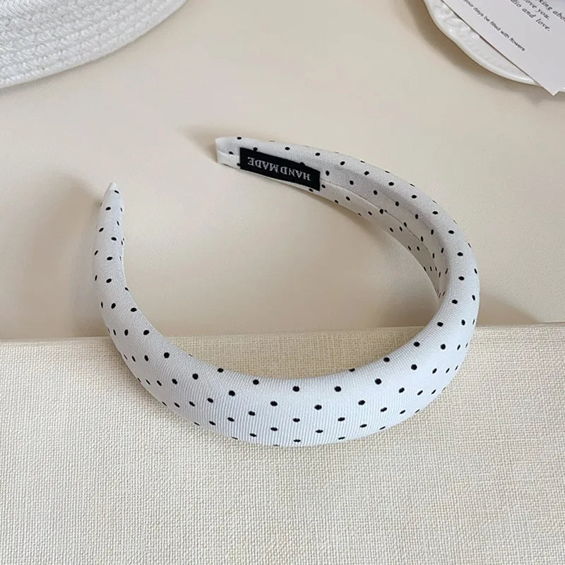 Polka Dot Volume Boosting Padded Headband