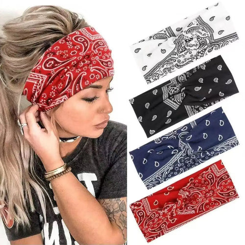 Bohemian Print Wide Headband