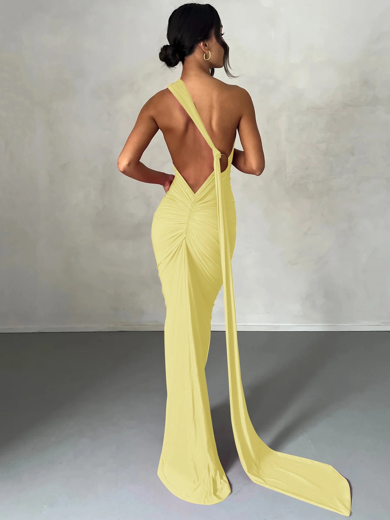 Aurora One-Shoulder Maxi Dress