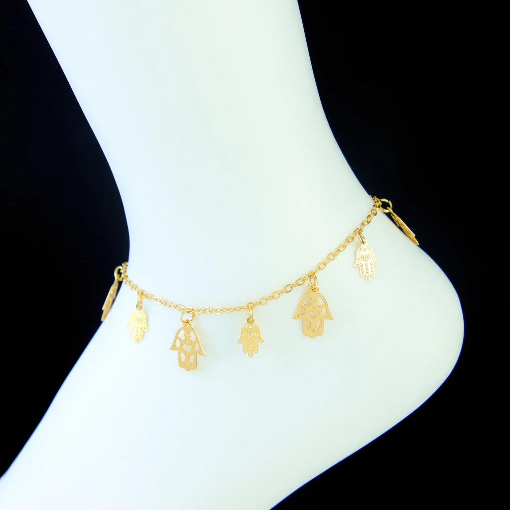 Dubai Gold Plated Ankle Bracelet