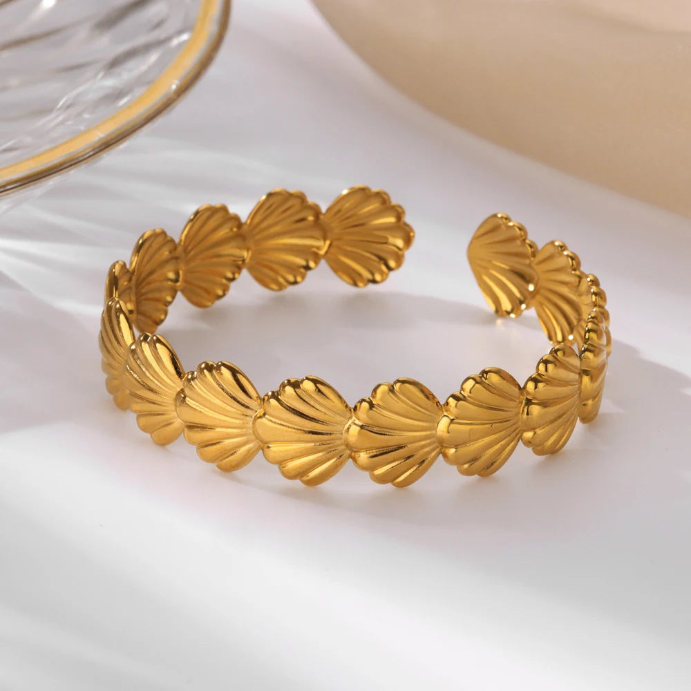 Golden Rebel Cuff Bracelet