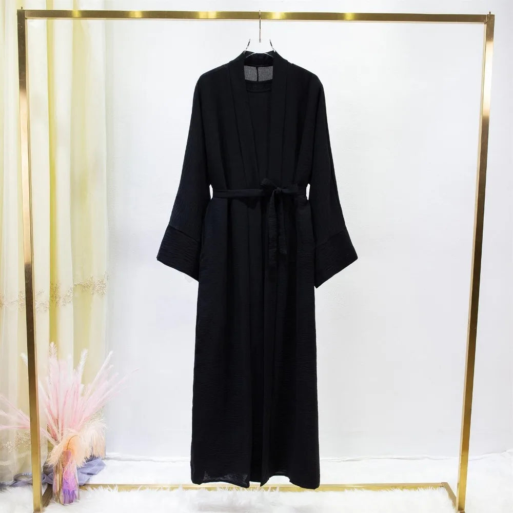 Jilbab Two-Piece Cardigan & Inner Dress Set