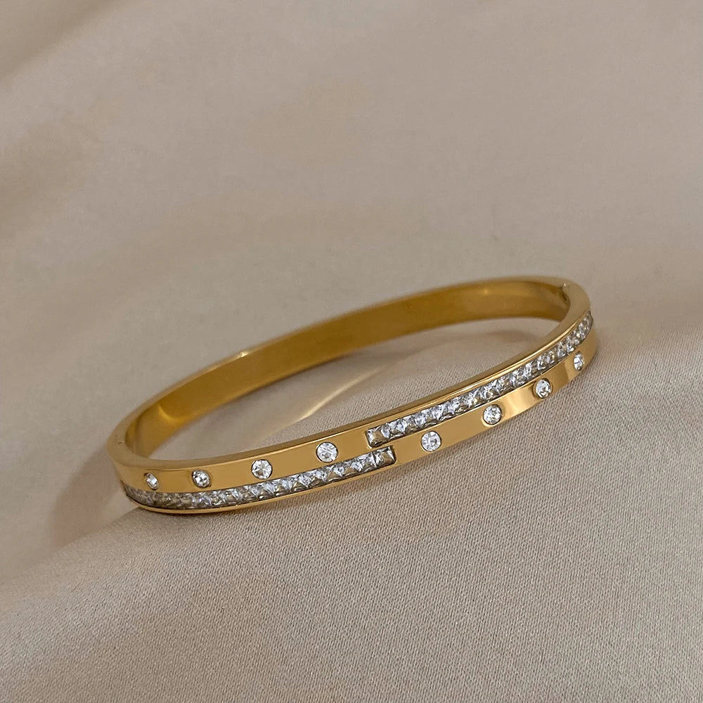 Luxe Glow Zircon Cuff
