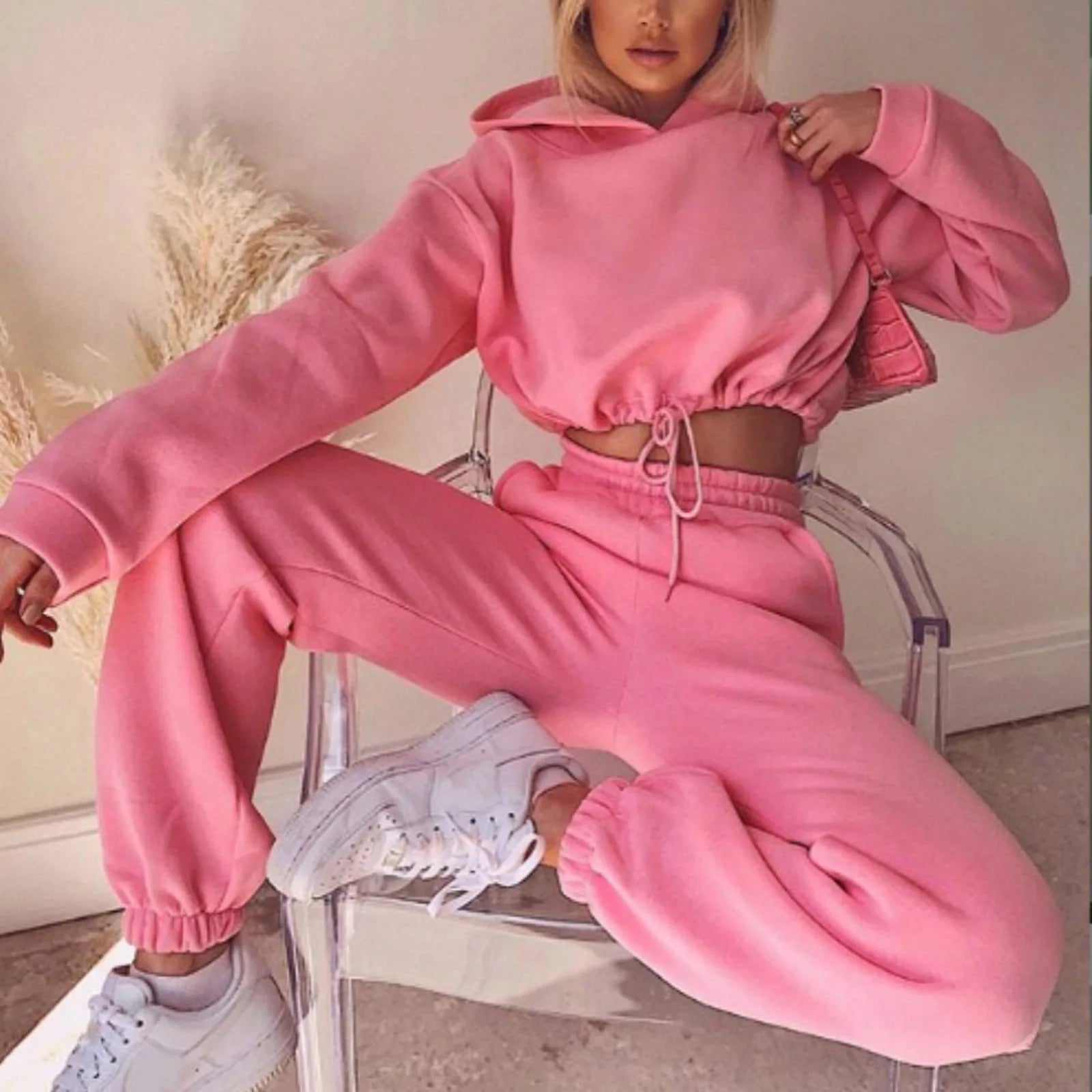 Oversized Hoodie & Sweatpants Tracksuit Set