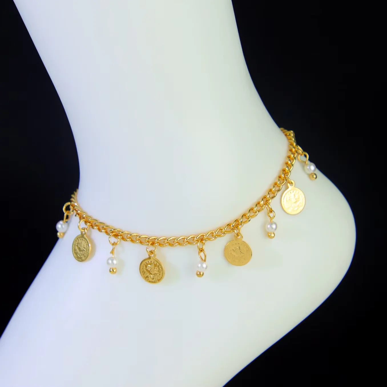 Dubai Gold Plated Ankle Bracelet