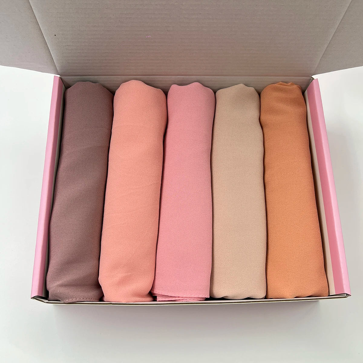 Bubble Chiffon Hijab – Elegant Lightweight Scarf | 86 Colors